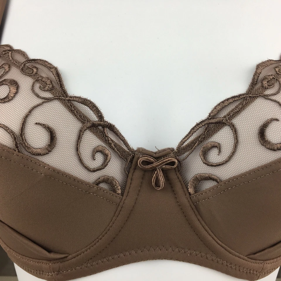 ALEGRO Sexy Lingerie Underwire Bra - Gray Taupe 9035 - Sizes 30-40 - Image 2 of 4