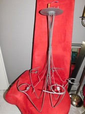 Einzigartige  Design - Graumetall- Deckenleuchte/ Deckenlampe / Mod. Deckenkrone