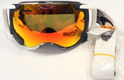 OAKLEY SKI SNOWBOARD SNOW GOGGLES AIRWAVE 1.5 FRAME W/ FIRE