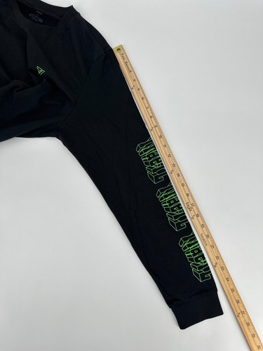 Adidas Shirt Men's Large Trae TL Long Sleeve Black Graphic Tee Basketball HZ1206 - Picture 6 of 23