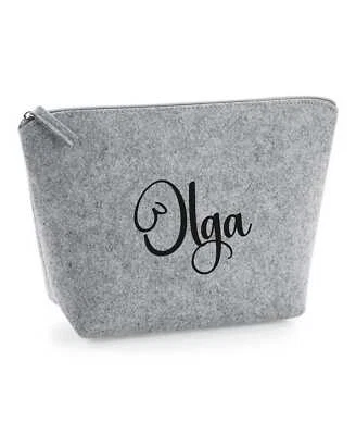 MINIMUTZ Kosmetiktasche Filz mit Herzchenname