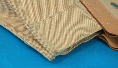 Burberry London Blue Label Beige Canvas Leather Tote Bag Hand Bag Purse Japan - Picture 14 of 22
