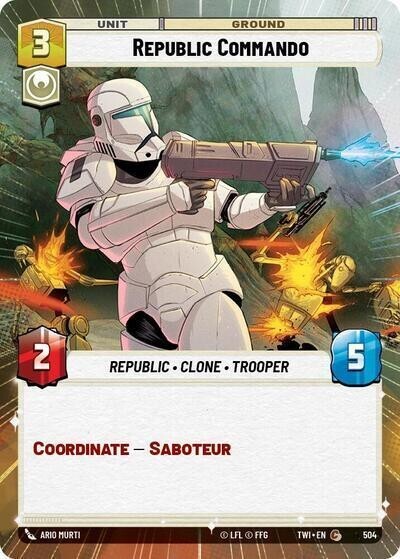 Republic Commando Hyperspace - TWI 504 NM - Star Wars Unlimited