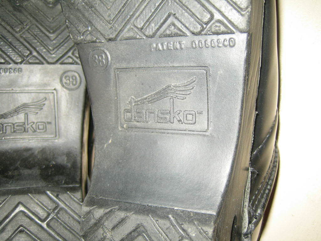 DANSKO  SOLID GLOSS BLACK LEATHER PROFESSIONAL CL… - image 8