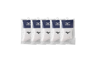 Mizuno Sports Mid-Length Socks 5 Pairs Unisex Sportswear Socks Casual Sock NWT