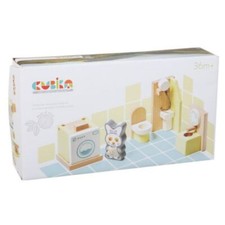 Cubika CBK12633 Giochi in Legno - La Casa dei Coniglietti: Bagno