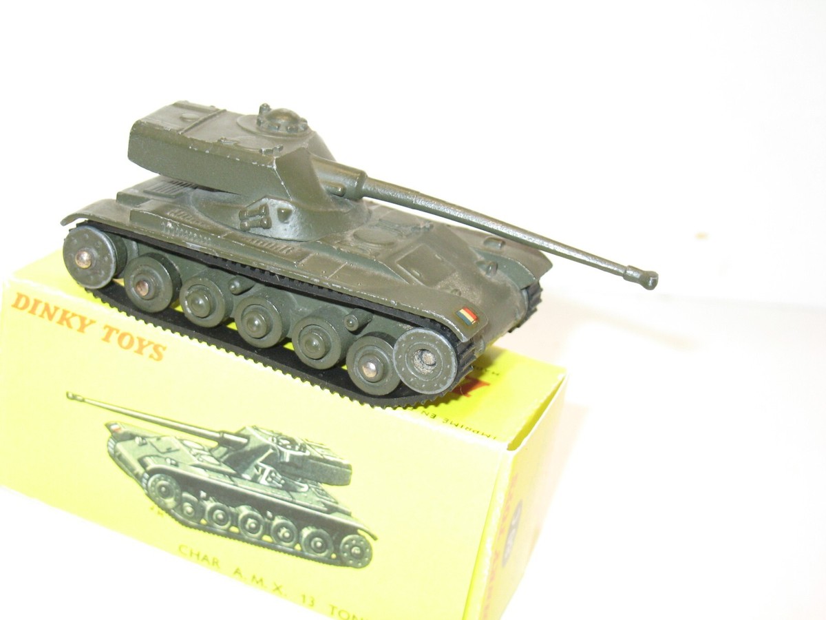 Dinky Toys Char AMX 13 Tonnes militaire + boite réf 80 C neuf Dinky Toys Char AMX 13 Tonnes militaire + boite réf 80 C neuf