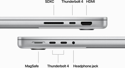 Apple 2024 MacBook Pro 14-inch M4 Pro 24GB RAM 512GB SSD Silver