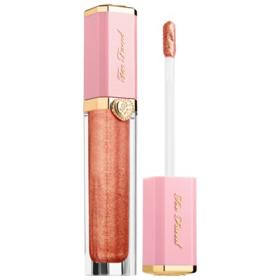 Too Faced Rich & Dazzling High Shine Sparkling Lip Gloss in *Pretty Penny*