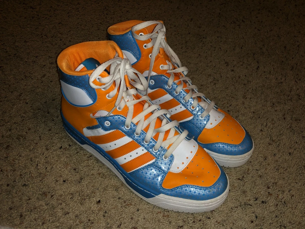 adidas Originals Conductor Hi Orange Blue Basketball Shoes Patrick Ewing 13 | eBay