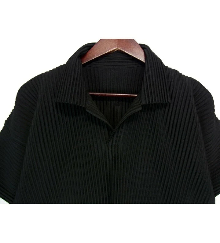 HOMME PLISSÉ ISSEY MIYAKE 半袖シャツ サイズ3 HOMME PLISSÉ ISSEY MIYAKE シャツ - メルカリ