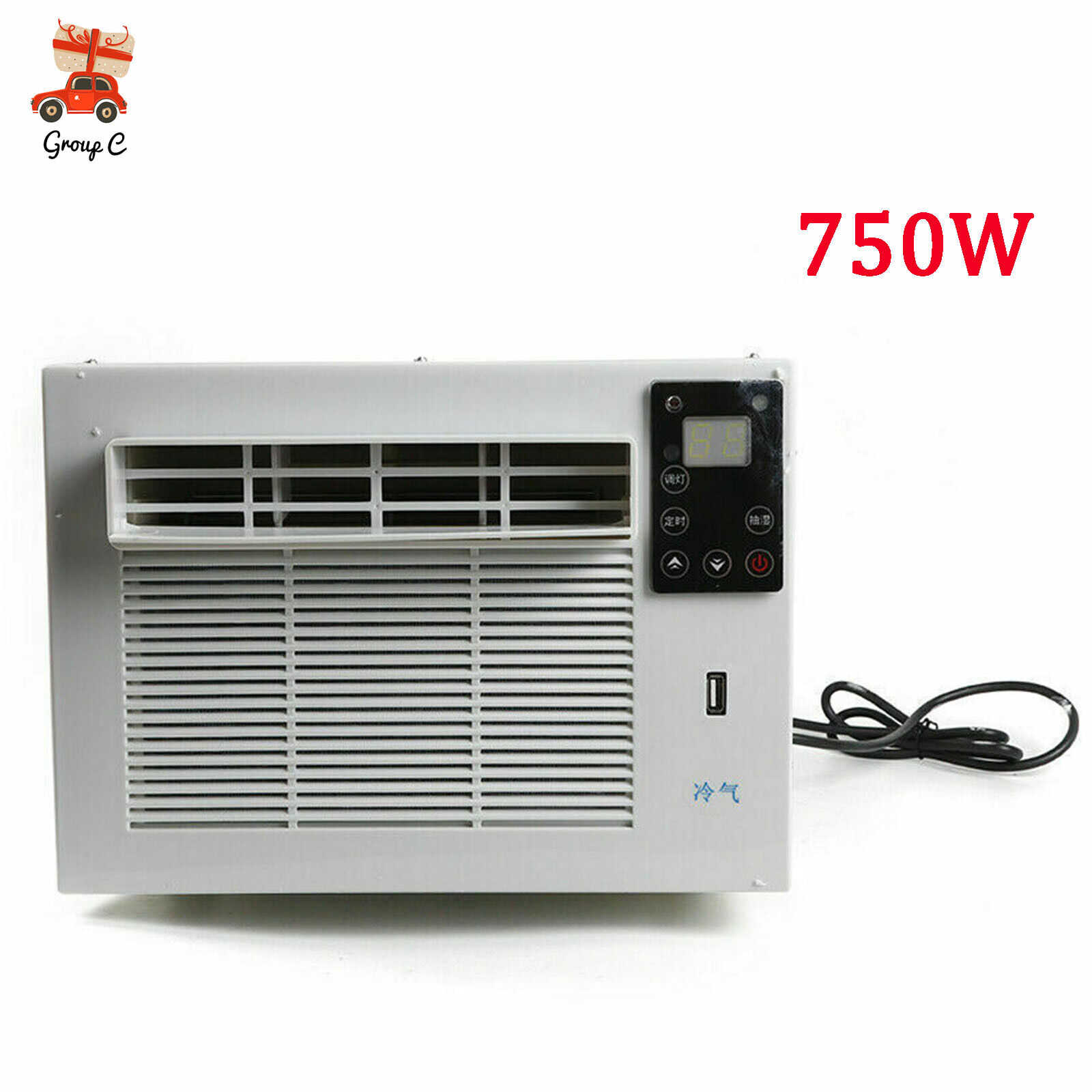 750W Window Refrigerated Air Conditioner Cooler Dehumidification Portable AU