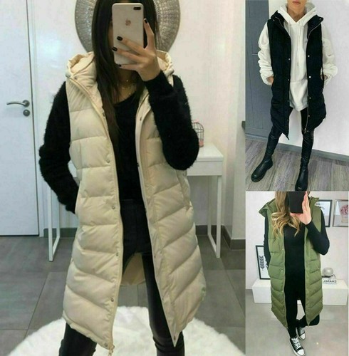 PUFFER GILET JACKET PADDED TOP 