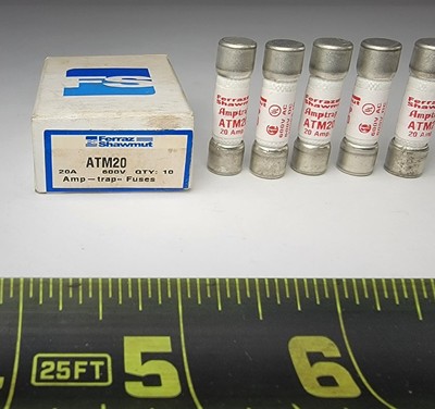 MERSEN ITALIA SPA - ATMR20 - XESATMR20 600V 20A CC FUSE MERSEN ITALIA SPA - ATMR20 - XESATMR20 600V 20A CC FUSE