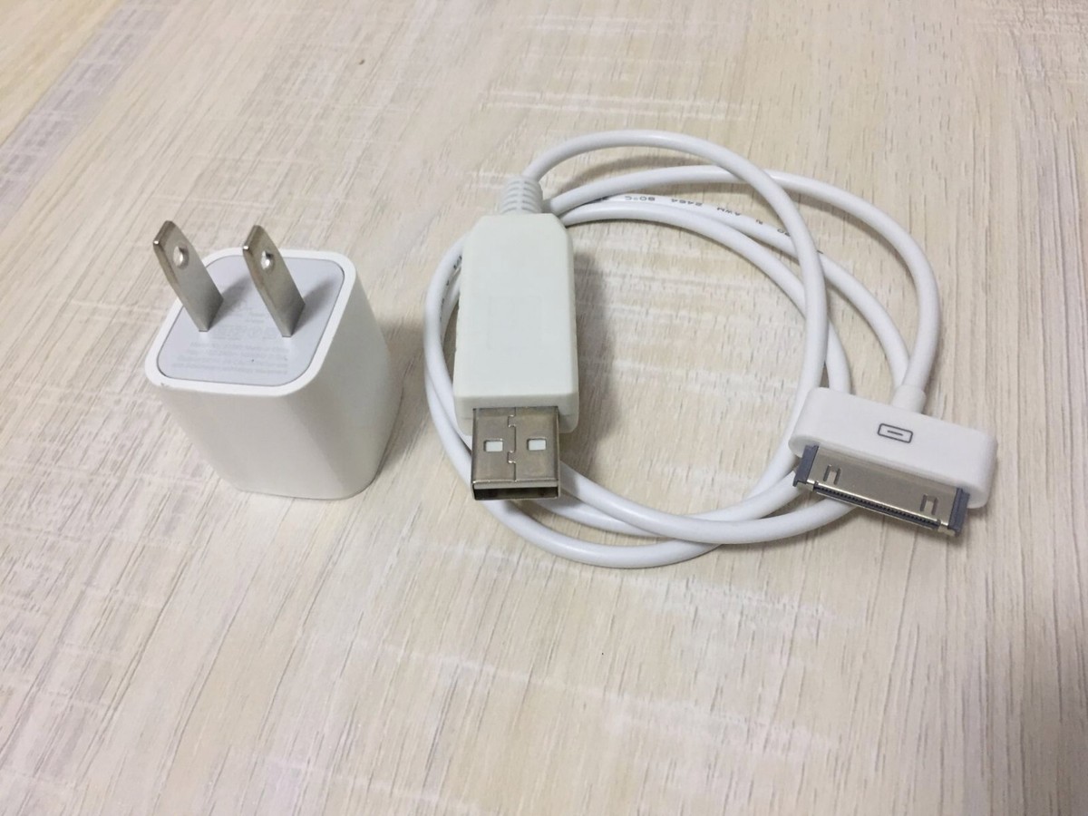 DC 12V USB-30Pin Charging Cable + iPod Classic 4 4th Color Power