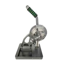 Small Button Punching Machine Advertising Inkjet Cloth Flag Banner Scraping Mesh