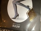 Fogal Caren fine knitted net pantyhose, style 5029, color noir (black), size: M — photo 2