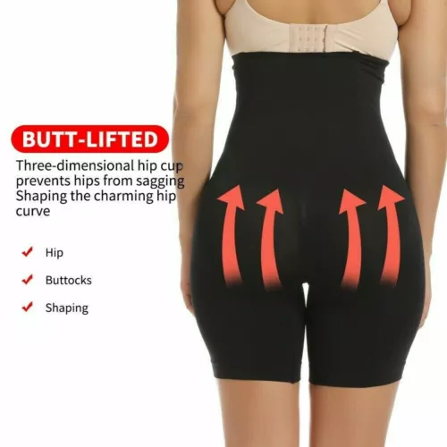Shapemint Body Shaper Shorts a vita alta - Shapewear per donna controllo pancia - Foto 6 di 15
