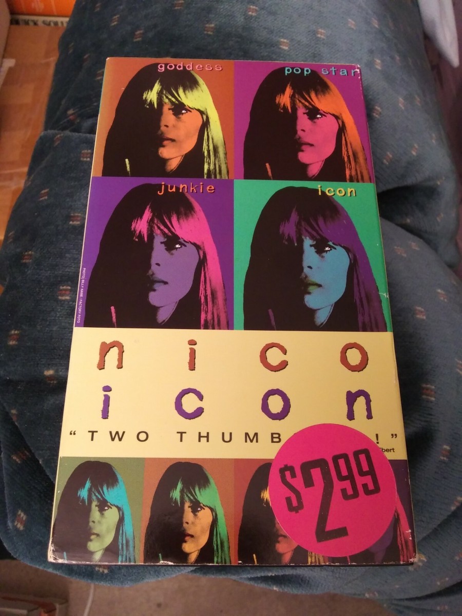 Nico Icon VHS 1960s RARE cult documentary singer Velvet