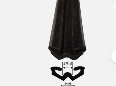 CLASSIC CAR FLOCKED WINDOW CHANNEL PRICE PER METRE SELECT HOW MANY MTS YOU NEED