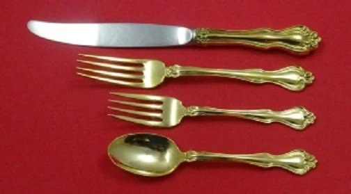 George and Martha Vermeil de Westmorland Sterling ajuste(s) de lugar regular(s) 4 piezas Foto 2 de 3