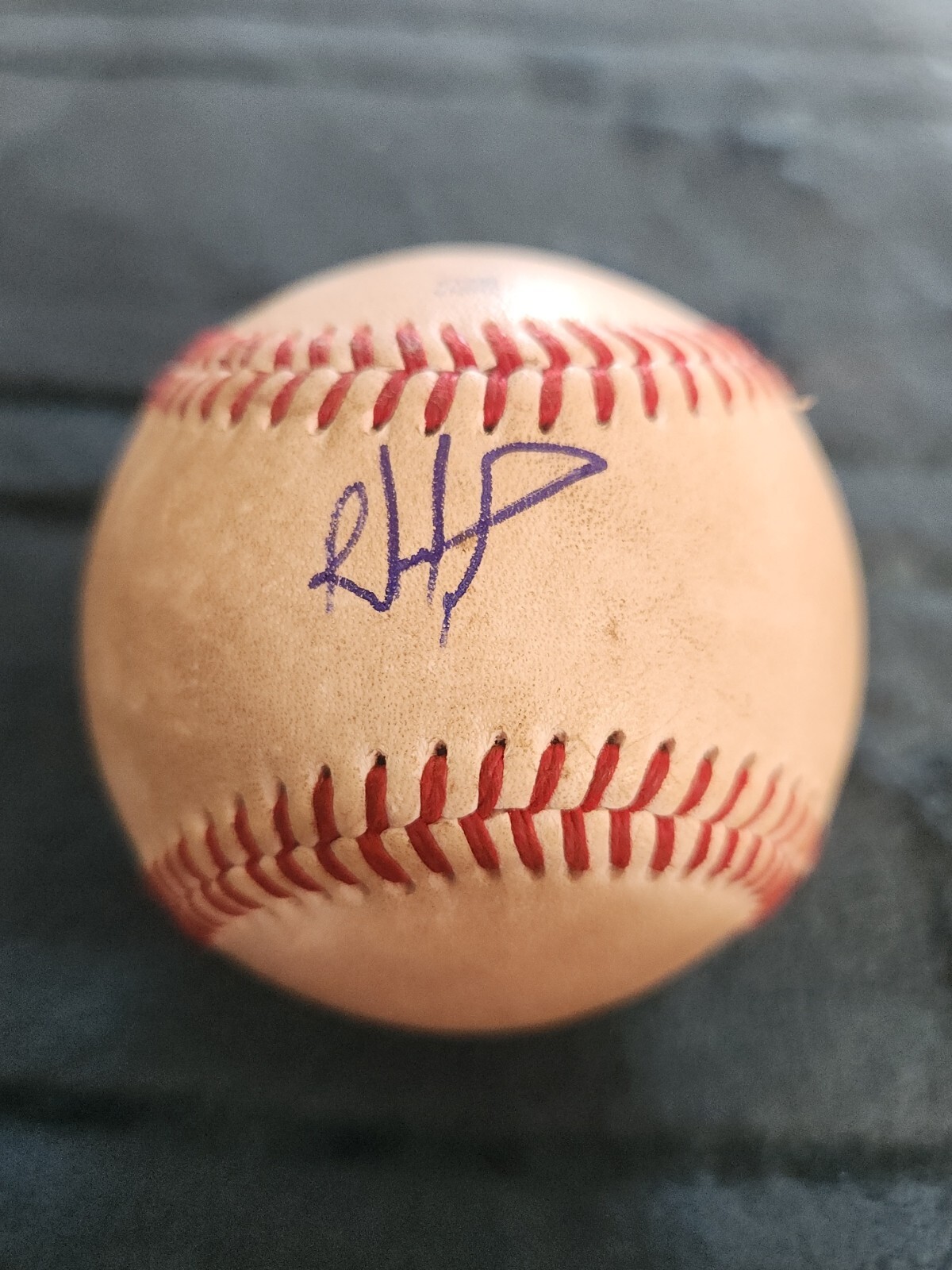 Ricardo Cabrera REDS Signed Autographed Rawlings MILB Game Used Baseball Auto view 8