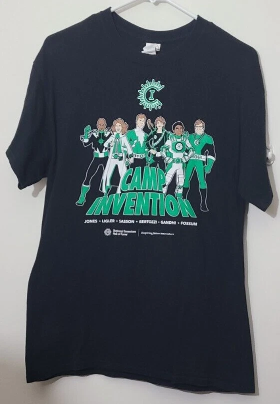 National Inventors Hall of Fame Camp Invention Black Short Sleeve T-Shirt Medium