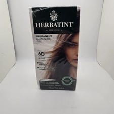 Herbatint Permanent Herbal Hair Color Gel 6D Dark Golden Blonde 4.56 Ounce
