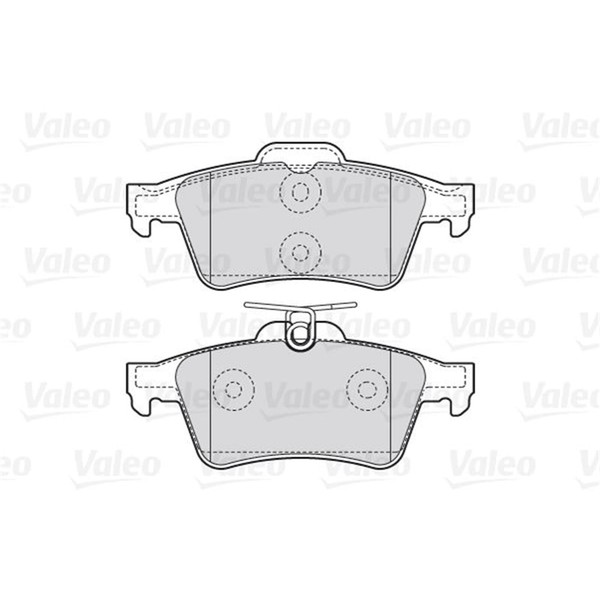 Valeo First BremsbelÄGe Hinterachse Passend FÜR Cadillac BLS CitroËN C5 Daimler-image