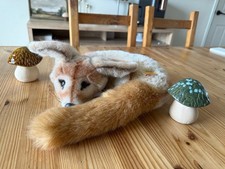 Vintage Steiff White Fox Xorry New with Tags