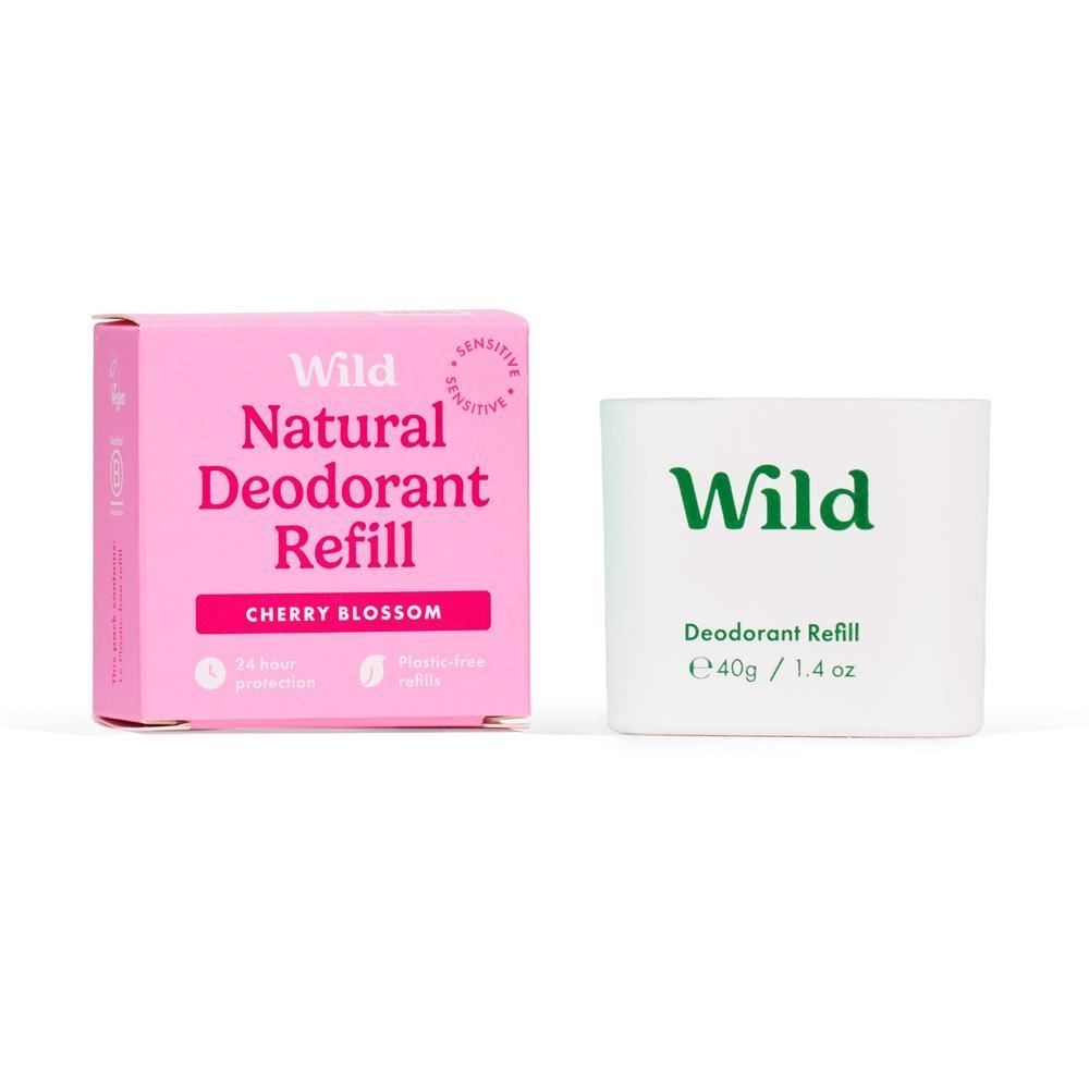 Wild Cherry Blossom Sensitive Deo Refill 40g - 2 Pack