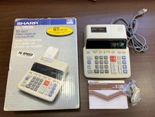 Sharp EL-1192G 10 Digit Printing GT Calculator High Speed-Vintage-New, Open Box