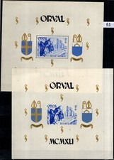/ BELGIUM 1941 - MNH - PERF+IMPERF - ARCHITECTURE