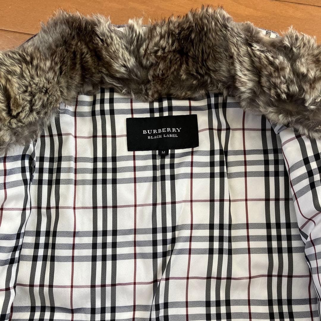 BURBERRY BLACK LABEL Down Jacket Size M Champagne Gold From Japan thumbnail 9