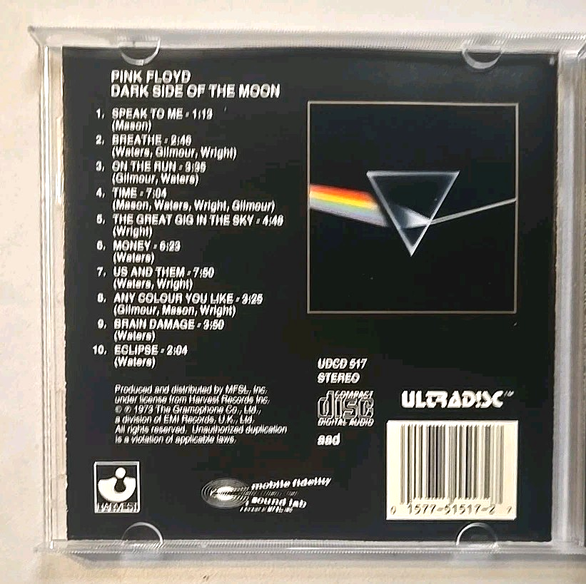 Pink Floyd / Dark Side of The Moon / Mobile Fidelity Sound Lab CD