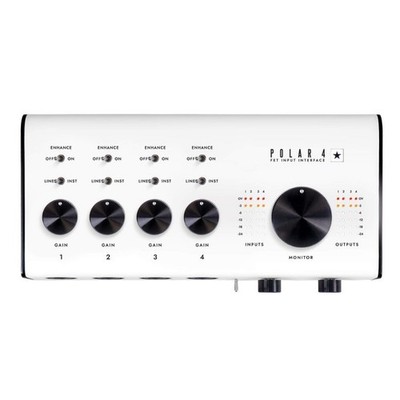 Blackstar POLAR 4 Four Channel USB Audio White and Black Guitar Interface