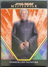 Topps Star Wars Masterwork 2024 Chancellor Palpatine Orange Parallel Foil 1/10!