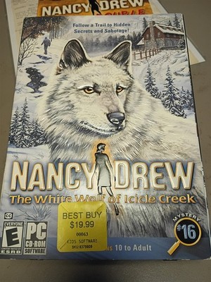  NANCY DREW THE WHITE WOLF Of ICICLE CREEK *NEW SEALED* PC Game MYSTERY #16