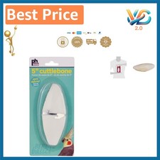 Unflavored 5-Inch Bird Cuttlebone - Nutritious Beak Maintenance for All Breeds