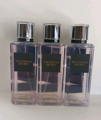 3 Victoria's Secret Scandalous Fragrance Body Mist 8.4fl oz  New Set Of 3