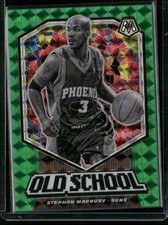 2019-20 Panini Mosaic #9 Stephon Marbury Old School Mosaic Green