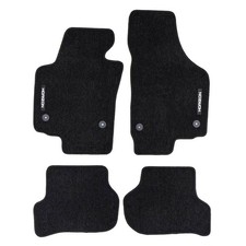 Frogum Fußmattensatz Autoteppich Textil für Skoda Yeti 5L Seat Leon 1P1 Toledo