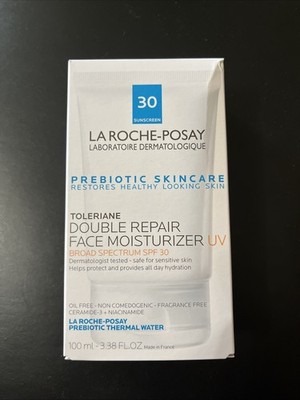 La Roche-Posay Toleriane Double Repair Moisturizer UV SPF 30 3.38oz Exp 11/2026