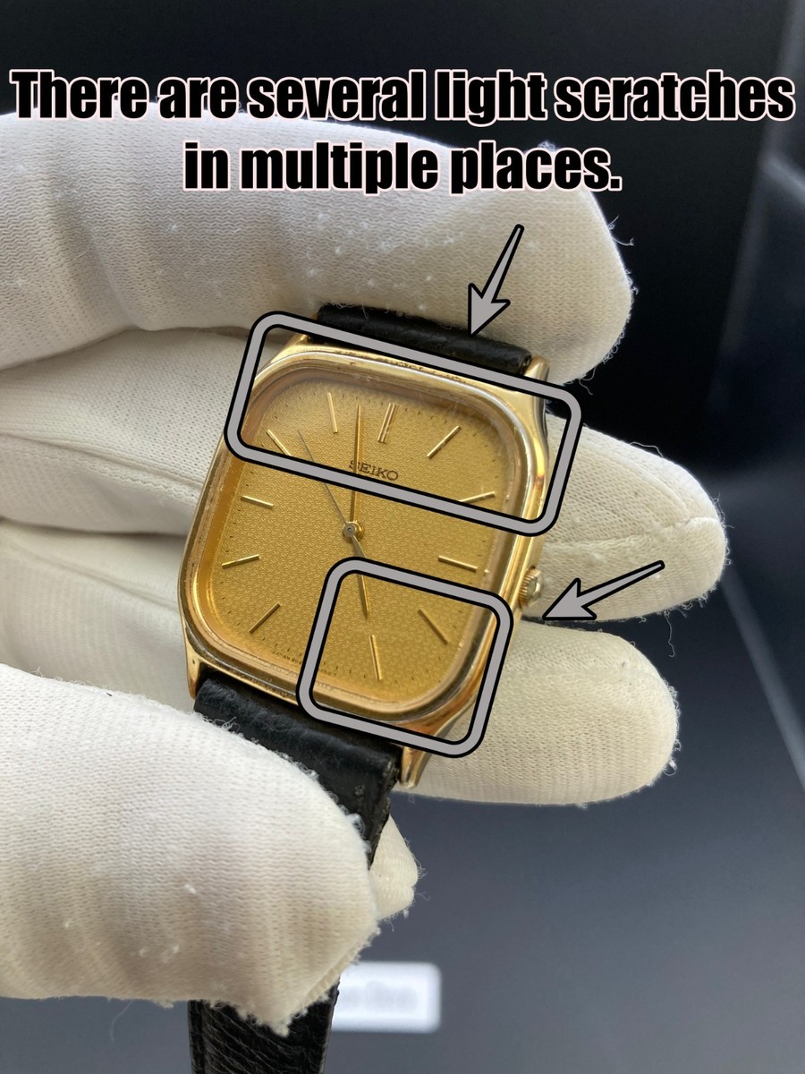 Exc+5] SEIKO Chariot 9021-5160 Mens Vintage Watch Gold Dial Quartz