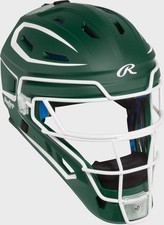 RAWLINGS MACH PRO SERIES CATCHER'S HELMET GREEN