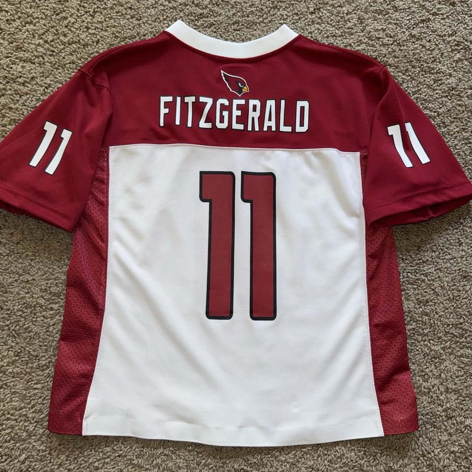 Футболка укороченная Arizona Cardinals NFL NO11 Larry Fitzgerald молодежная для девочек большая - Изображение 2 из 4