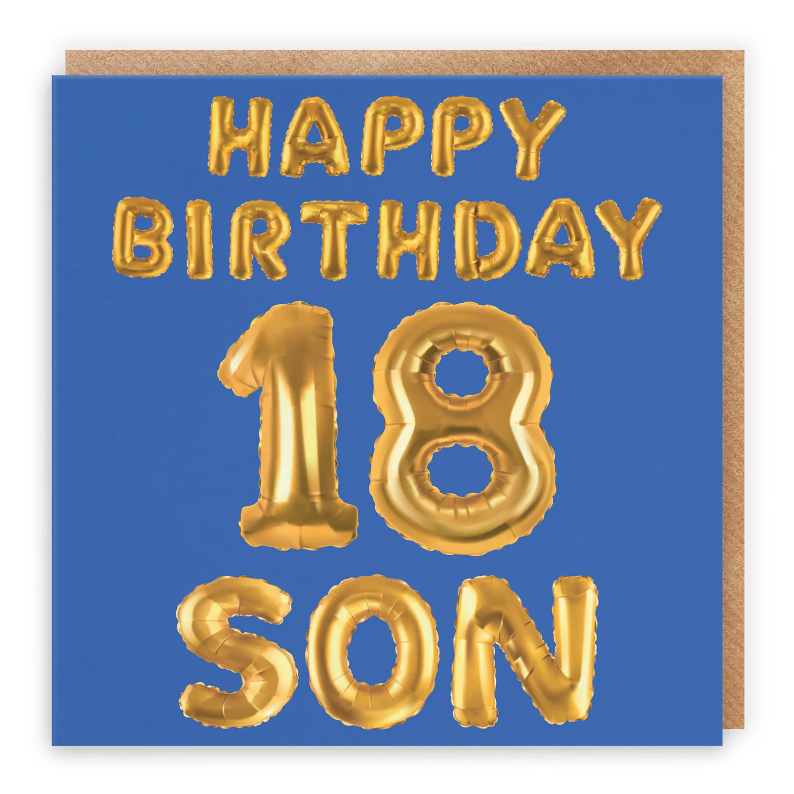 18th Son Birthday Card Balloon