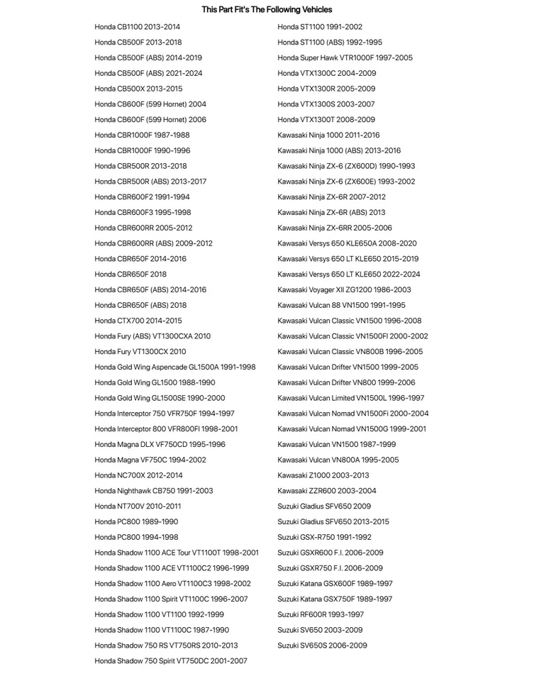 Kit de buje de horquilla Tusk para HONDA CBR600RR 2005-2012 Foto 2 de 4