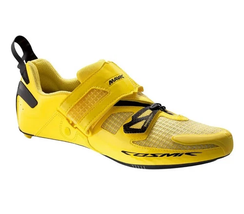 Mavic Cosmic Ultimate Tri Triathlon Shoes Yellow Mens US 9 / EU 42 2/3 (Sample)