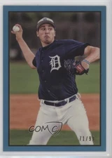 2019 Bowman Heritage Chrome Prospects Blue Refractor /99 Alex Faedo #53CP-15